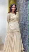 Ssc 731 Heavy Chinon Silk Embroidery Work Indo Western Lehenga Choli